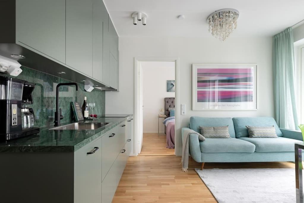 Modern Elegance I Hagastaden Leilighet Stockholm Eksteriør bilde