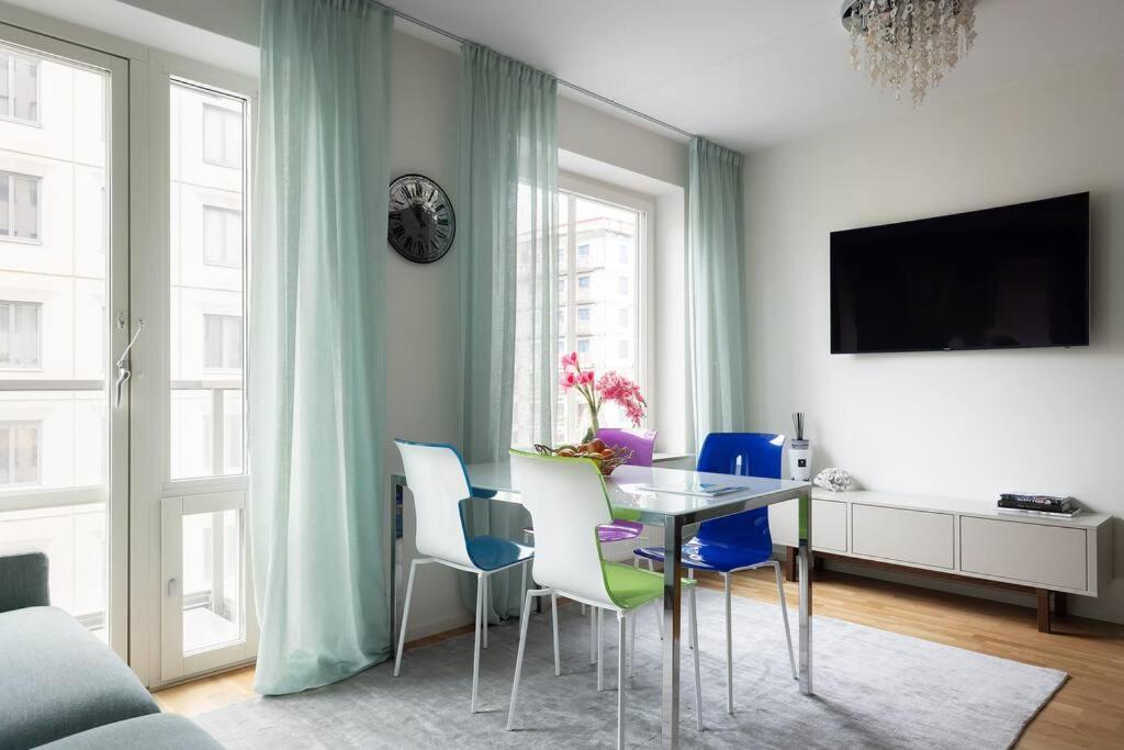 Modern Elegance I Hagastaden Leilighet Stockholm Eksteriør bilde
