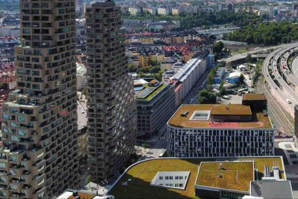 Modern Elegance I Hagastaden Leilighet Stockholm Eksteriør bilde