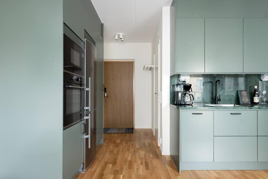 Modern Elegance I Hagastaden Leilighet Stockholm Eksteriør bilde